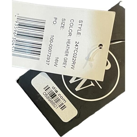 Ryan Wythe Womens Heather Grey Stretch Pants Size 16W - Picture 5 of 9